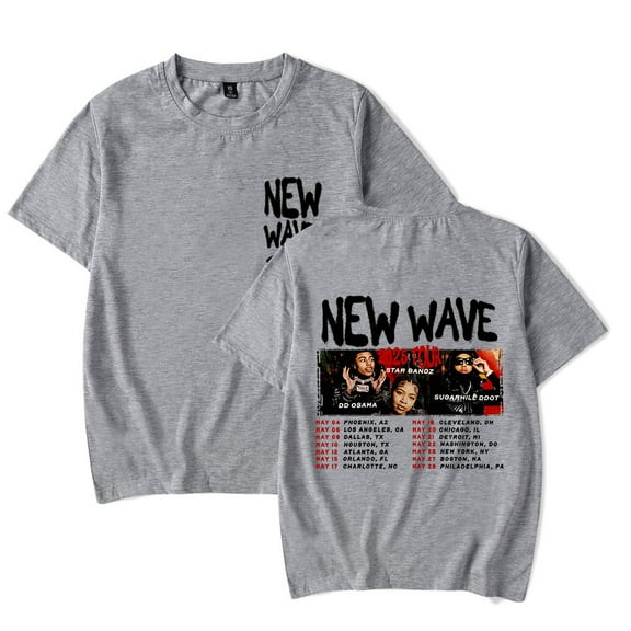 DD Osama New Wave Tour 2025 Men/Women T-Shirt Summer Streetwear Harajuku Tshirt Shirt Short Sleeve