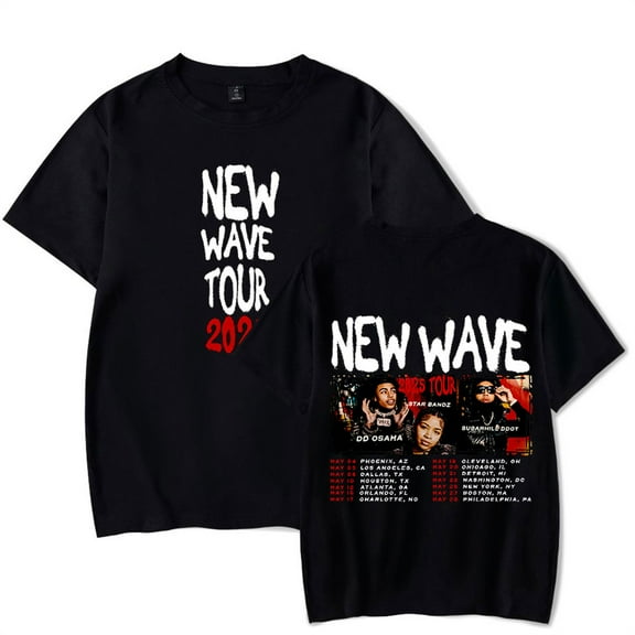 DD Osama New Wave Tour 2025 Tshirt Unisex Crewneck Short Sleeve Fashion Tops Tees