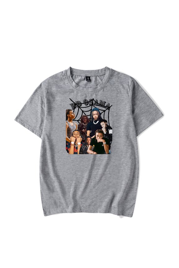 DD Osama Rapper Merch Men/Women T-Shirt Summer Streetwear Harajuku Tshirt Shirt Short Sleeve