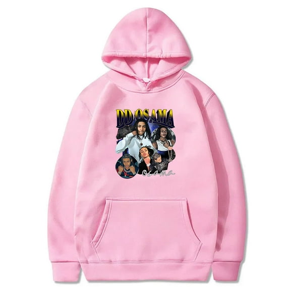 DD Osama Trenches Merch Hoodies Rapper Vintage Pullovers Women Men Fashion Casual HipHop Style Sweatshirts