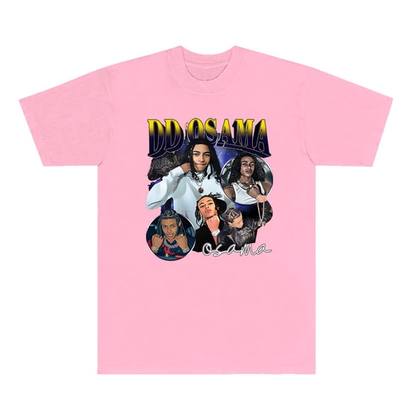DD Osama Trenches Merch T-shirts Rapper Vintage Tee Women Men Fashion Casual HipHop Style Short Sleeve