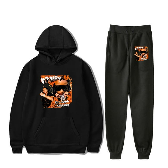 DD Osama Vintage Hoodie Jogger Pants Two Piece Set Sweatshirts+Sweatpants Women Men's Set