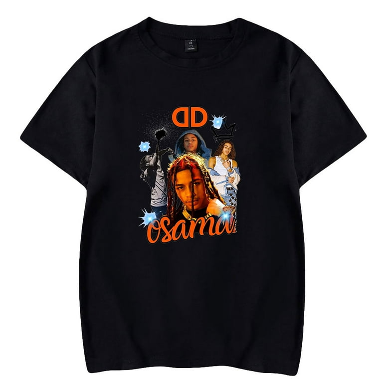 DD Osama merch rapper graphic T Shirt Hip Hop Short Sleeve tee Casual  tshirt rock club music fans vintage half tshirt 