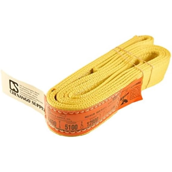 DD Sling. Multiple Sizes in Listing! (Made in USA) 2"x6', 2 Ply, Nylon Lifting Slings, Eye & Eye, 5.100 Choker, 12.800 Basket Load Capacity (USA Made Nylon Webbing) (2"x6')$$Tools & Hardware Other