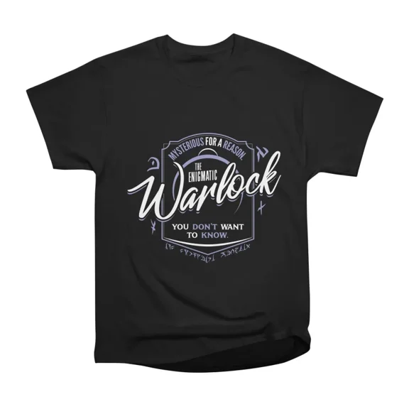 DD Warlock T-Shirt Tee Gift For Him Merch For Her Apparel For Friend