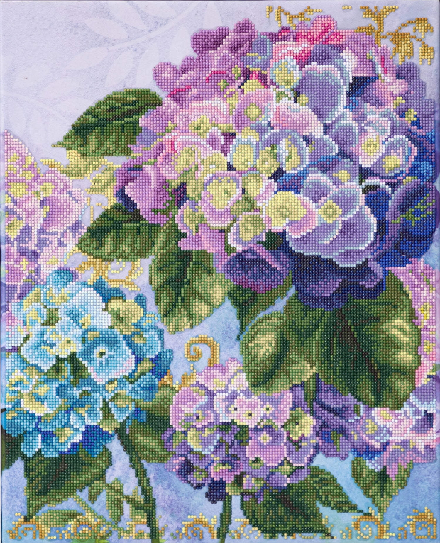Diamond Dotz Hydrangea Garden Diamond Painting Kits for Adults - Floral Diamond Art Kits a Relaxing Creative Craft Kit with Dotz Gems 20.3x16.4