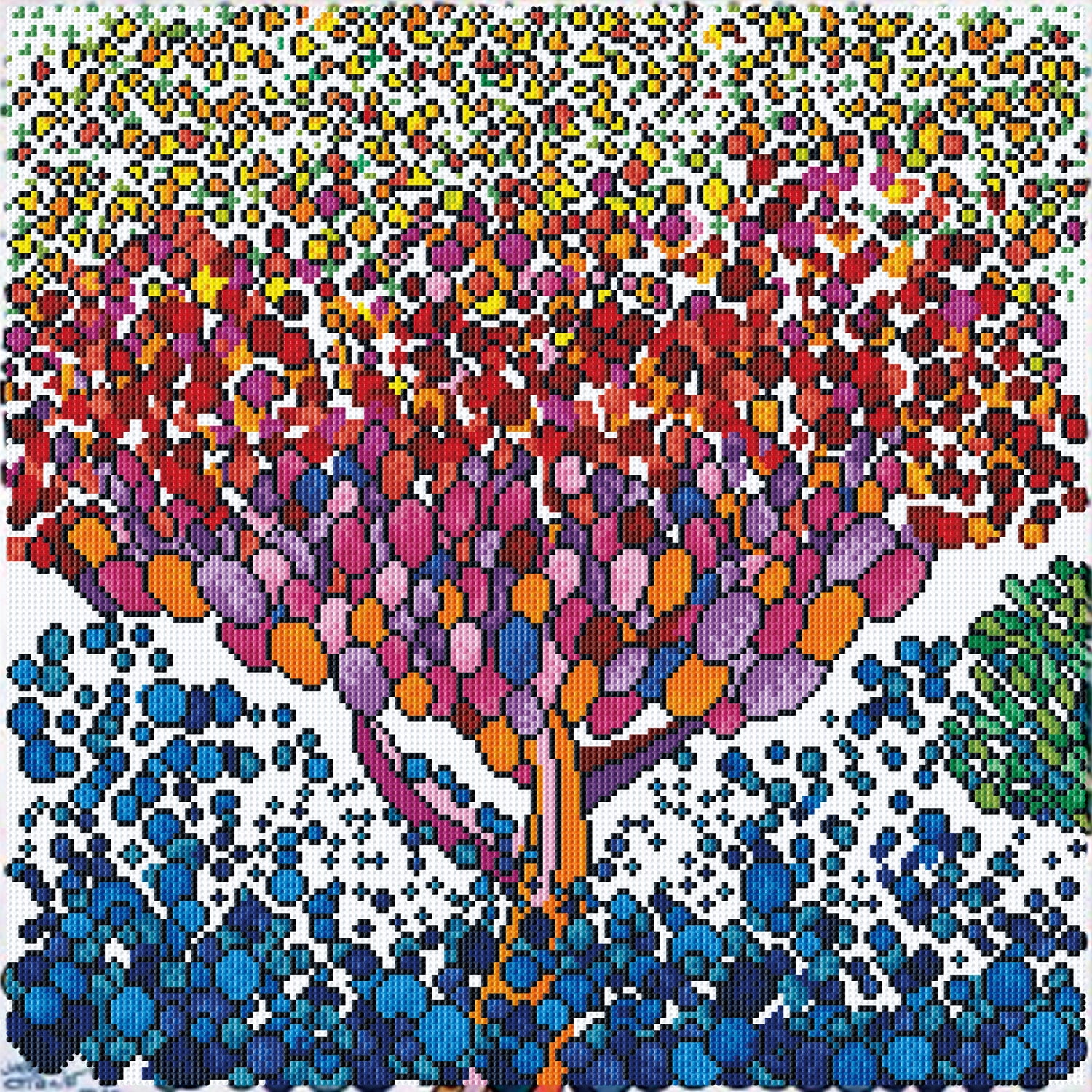 Diamond Dotz Tree on Mars Diamond Painting Kits for Adults - Diamond Art Kits a Relaxing Creative Craft Kit with Dotz Gems