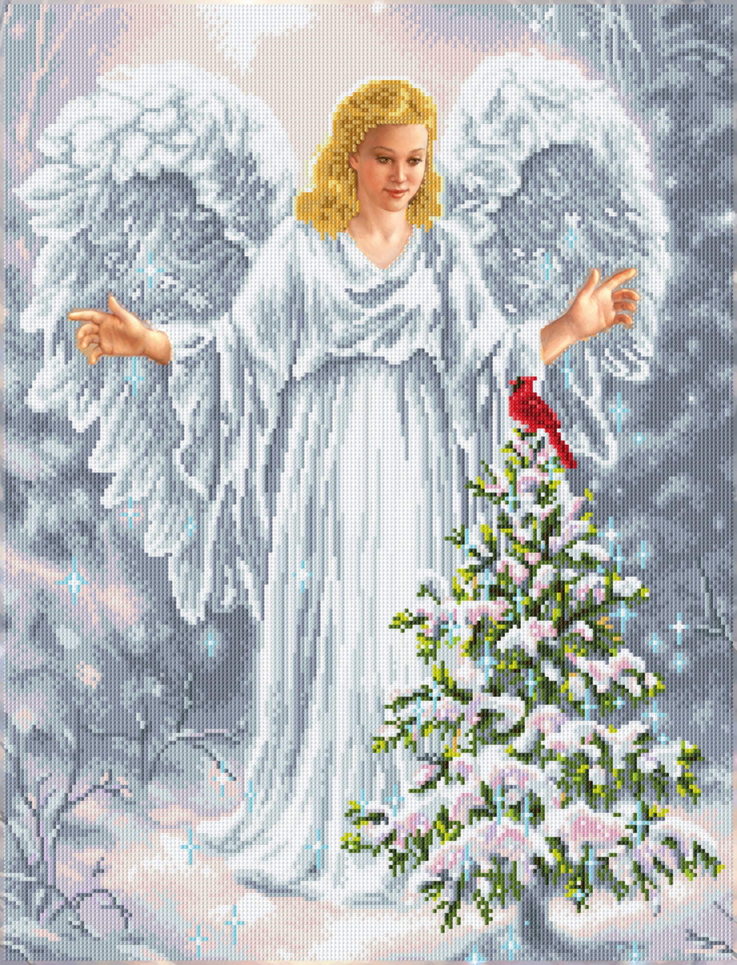 Diamond Dotz Christmas Angel Diamond Painting Kits for Adults - Diamond Art Kits a Relaxing Creative Craft Kit with Dotz Gems