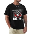 thumbnail image 1 of DD214 Alumni Rad Men's Cotton Short Sleeve HD Print Tee for Casual T-Shirt Crew Neck Top Black L, 1 of 7