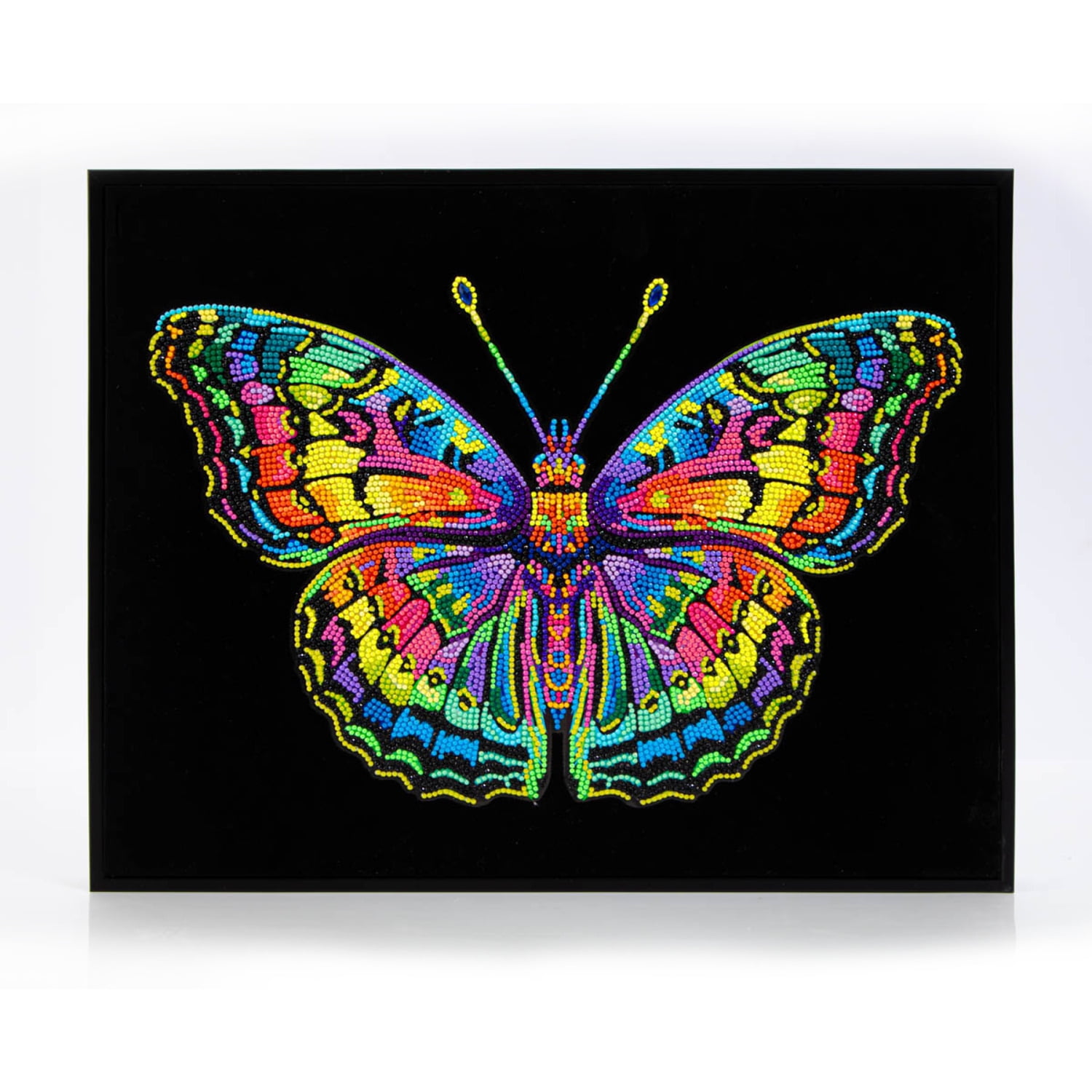 Diamond Dotz Neon Flock Butterfly Diamond Painting Kits for Adults - Colorful Diamond Art Kits a Relaxing Creative Craft Kit with Dotz Gems 14x18