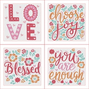 Diamond Dotz Mini Love Blessings Diamond Painting Kits for Adults - Love Diamond Art Kits a Relaxing Creative Craft Kit with Dotz Gems 5x5