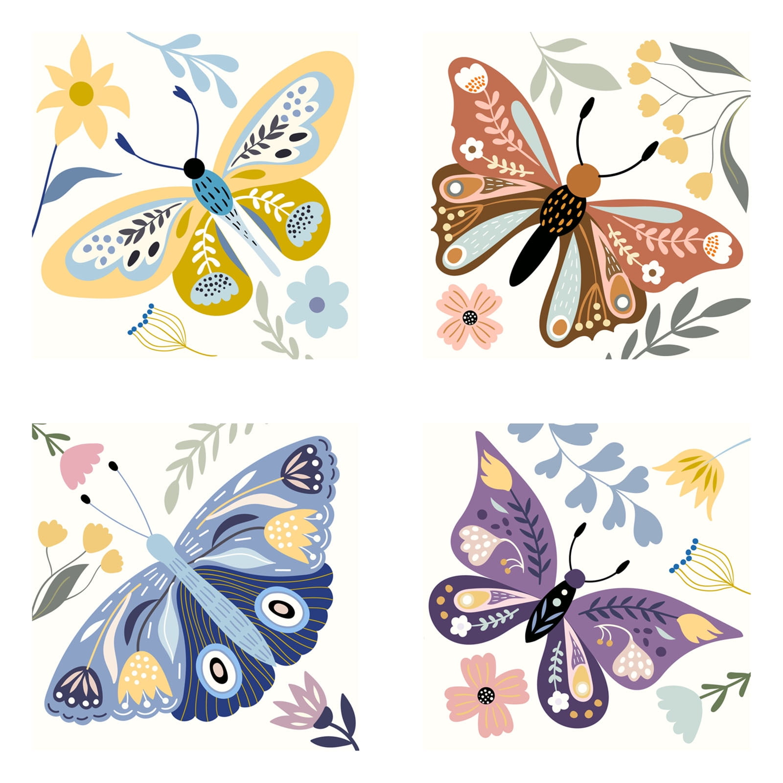Diamond Dotz Mini Butterfly Moods Diamond Painting Kits for Adults - Butterfly Diamond Art Kits a Relaxing Creative Craft Kit with Dotz Gems 5x5