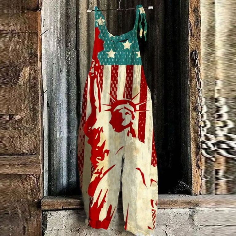 Stars and Stripes Spaghetti-Strap Stars and Stripes Spaghetti-Strap