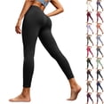 thumbnail image 1 of DDAPJ pyju Anti-Cellulite 3D Leggings for Women Butt-Lifting Tummy Control High-Waisted Workout Bottoms Compression Stretchy Gym Athletic Running Yoga Pants Purple XXL, 1 of 5