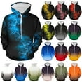thumbnail image 1 of DDAPJ pyju Big and Tall Hoodies for Men, Gradient Print Hooded Sweatshirt Athletic Drawstring Pullover Hoodie Long Sleeve Pocket Pullover Sweatshirts S - 4XL, 1 of 5