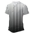 thumbnail image 1 of DDAPJ pyju Big and Tall T-shirts for Men Gradient Color Striped Button Front Short Sleeve Henley Shirt Lightweight Collarless Golf Shirts Summer Casual Workout Tee Clearance Sale Black 4XL, 1 of 4