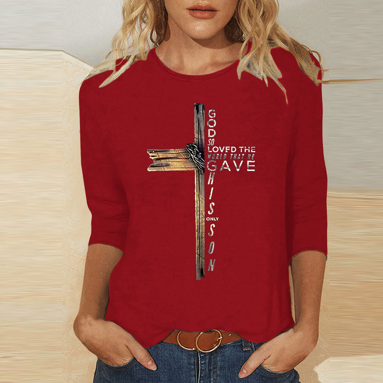 Faith Christian Easter Spring Season PLUS SIZE Tee