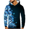 DDAPJ pyju Christmas Gift Hoodies for Men Fall Deals,Novelty 3D Printed