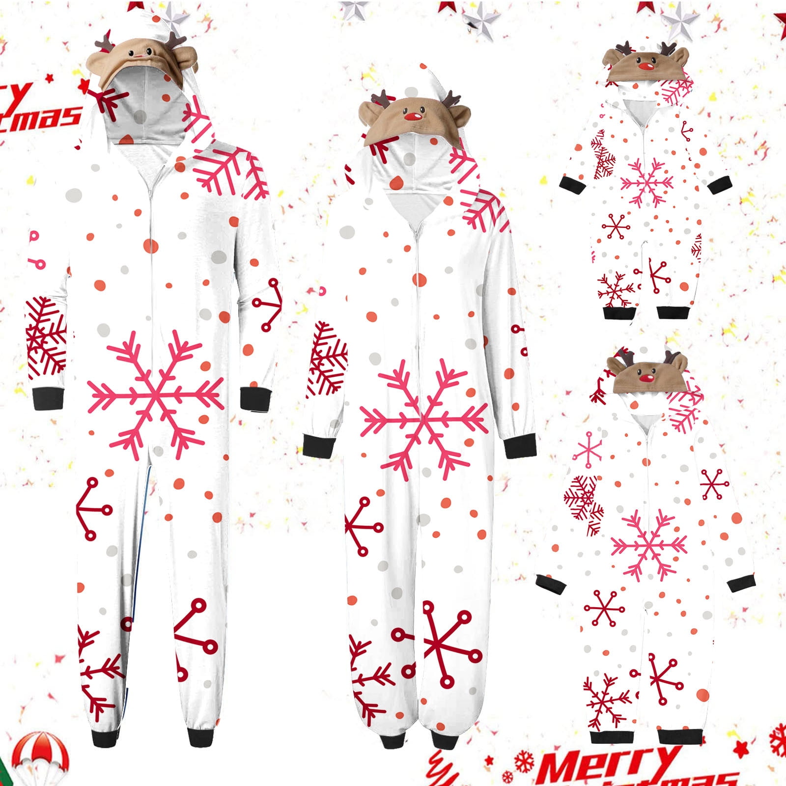 DDAPJ pyju Cyber and Monday Deals Family Matching Christmas Pajamas Set