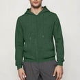 thumbnail image 1 of DDAPJ pyju Dialysis Sweatshirt with Arm Zipper, Full Zip Hoodie Jacket Post Shoulder Surgery Recovery Outerwear Green L, 1 of 7