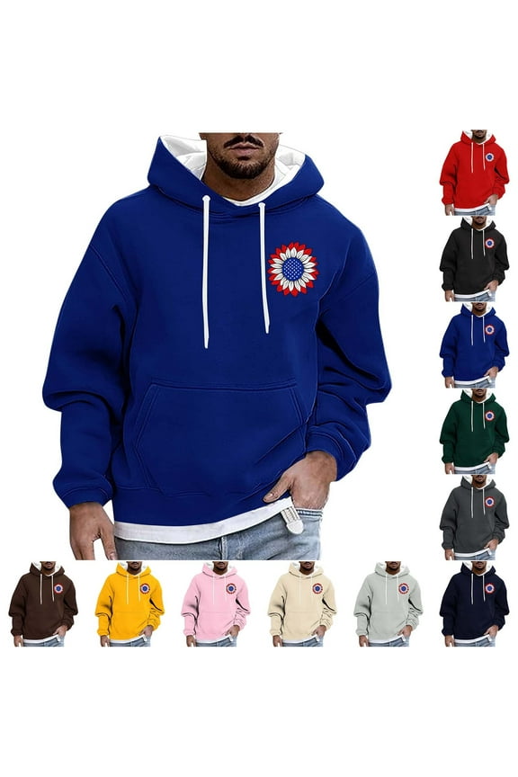 Graphic Hoodie for Men Oversized Kangaroo Pocket Hooded Sweatshirt Drop Shoulder Pullover Hoodies Stylish Casual Hoody Tops Dark Gray XXXXL