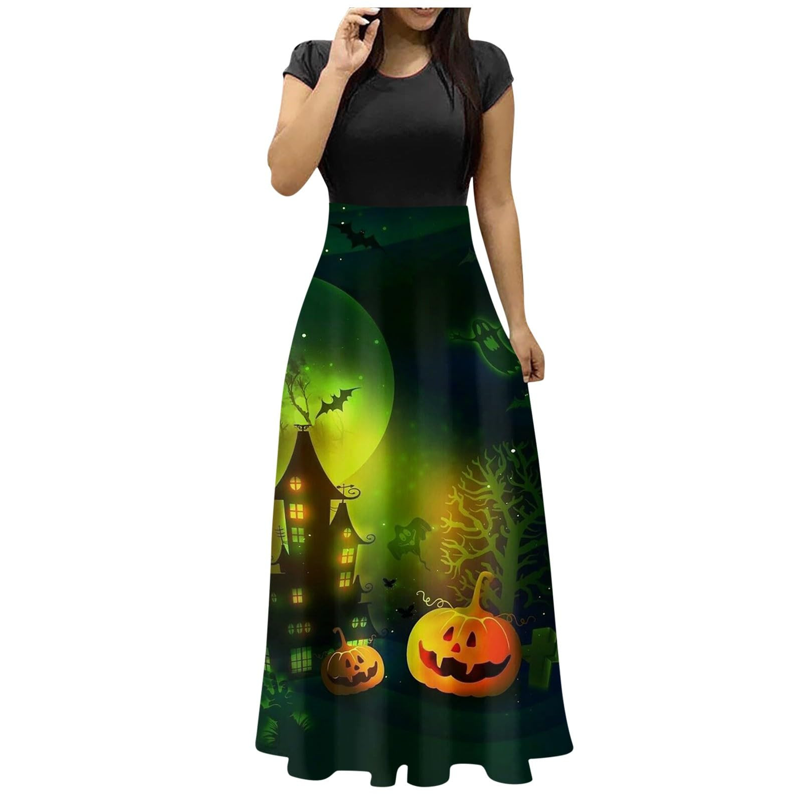 DDAPJ pyju Halloween Dresses for Womens 2023 Fall Prime Day Clearance
