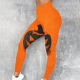 thumbnail image 1 of DDAPJ pyju Halloween Pumpkin Leggings for Women Novelty Holiday Tights Buttery Soft Workout Yoga Pants Lightweight Casual Milk Silk Legging Orange XXL, 1 of 4