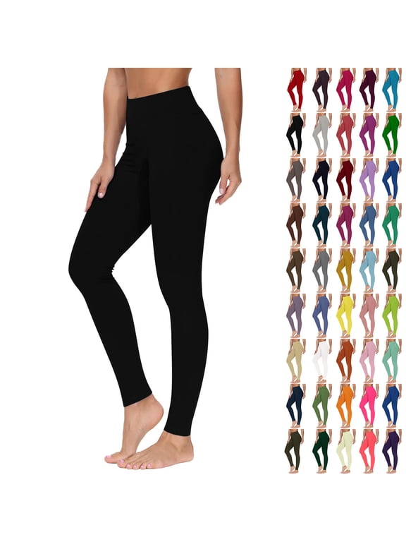 High Waisted Leggings for Women Buttery Soft Stretchy Tummy Control Workout Yoga Running Pants Solid Basic Casual Athletic Tights Clearance Sale Army Green XL