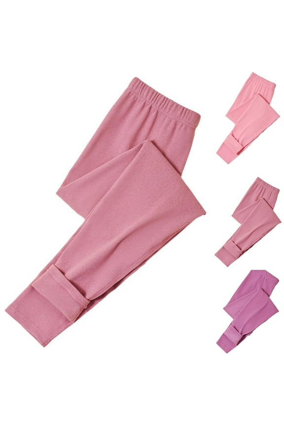 High Waisted Leggings for Women Winter Thermal Pants Cozy Fleece Yoga Running Workout Tights Hot Pink XXXXXL