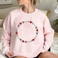 thumbnail image 1 of DDAPJ pyju Light Pink Sweatshirt for Women Letter Graphic Pullover Tops Valentine's Day Teen Girls Crewneck Long Sleeve Drop Shoulder Sweatshirts Fashion Gift Ideas Pink S, 1 of 5