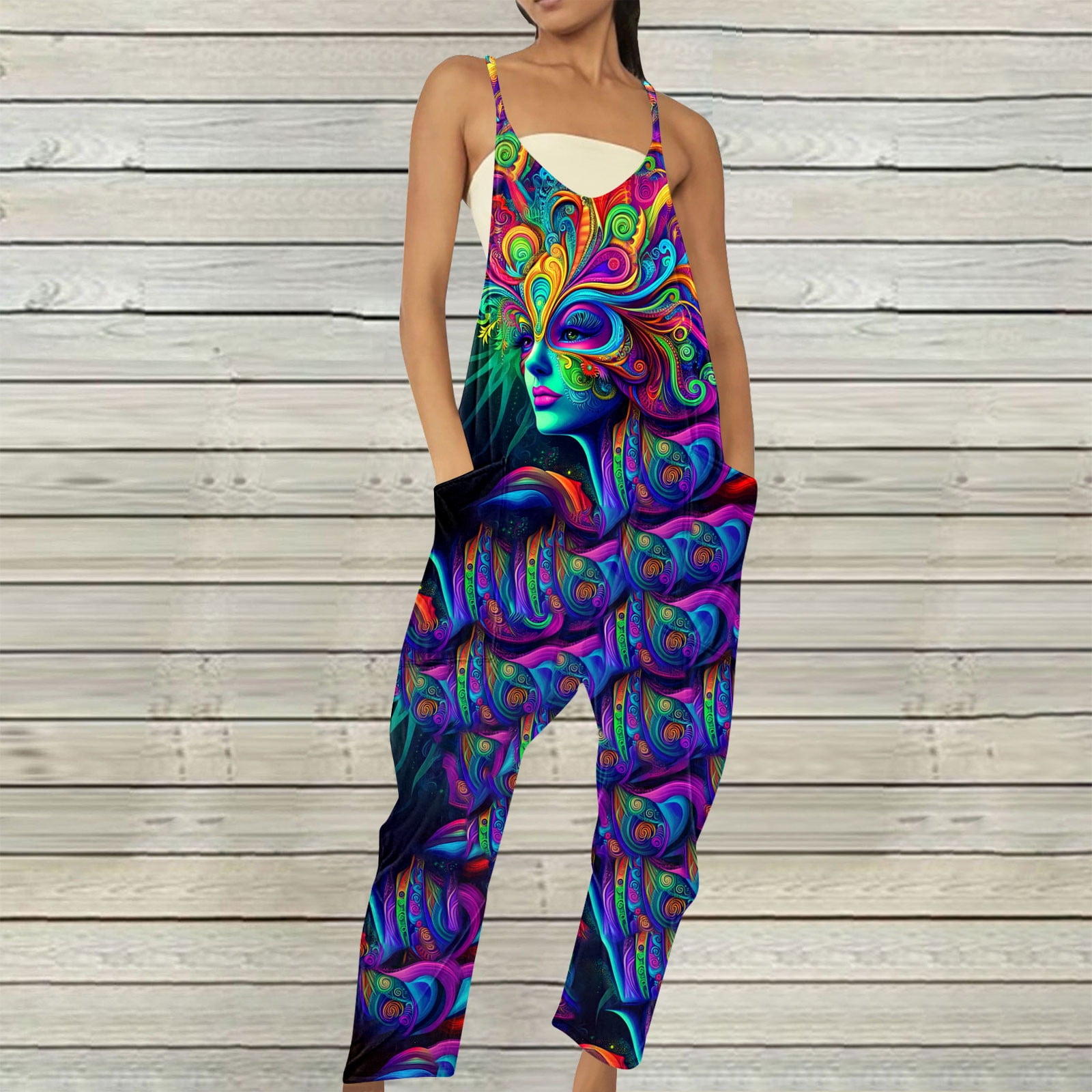 mardi gras bib overalls