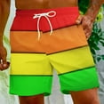 thumbnail image 1 of DDAPJ pyju Men's Board Shorts LGBT Pride Rainbow Flag Swim Trunks Elastic Waist Drawstring Beach Shorts Quick Dry Bathing Suits Summer Holiday Shorts with pockets Prime Deals 2024 Multicolor#1 XXL, 1 of 8