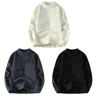 DAMAGED KNIT SWEATER / BLACK – kudoskudos-online