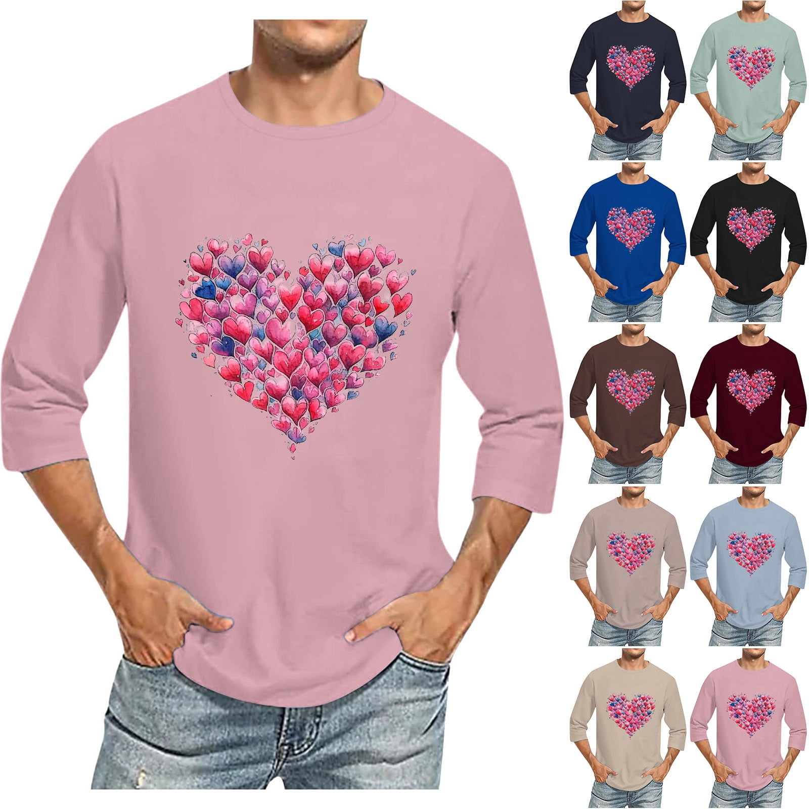 T-shirt Homme California 'Chasing Dreams' - Taille L, Manches 3/4, Gris, Occasion | Style Décontracté