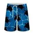thumbnail image 1 of DDAPJ pyju Mens 3D Print Beach Shrots Summer Casual Lightweight Surfing Shorts Drawstring Waist Athletic Shorts Stylish Hawaiian Shorts, 1 of 2
