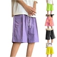 thumbnail image 1 of DDAPJ pyju Mens Big and Tall Shorts Drawstring Elastic Waist Comfy Summer Shorts Solid Casual Athletic Knee Length Shorts Relaxed Fit Basketball Running Shorts with Pockets Green 3XL, 1 of 8