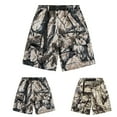thumbnail image 1 of DDAPJ pyju Mens Camouflage Cargo Shorts Adjustable Waistband Casual Work Shorts Lightweight Military Tactical Shorts Outdoor Hiking Fishing Camping Shorts with Multi Pockets Prime Deal Gray XL, 1 of 7