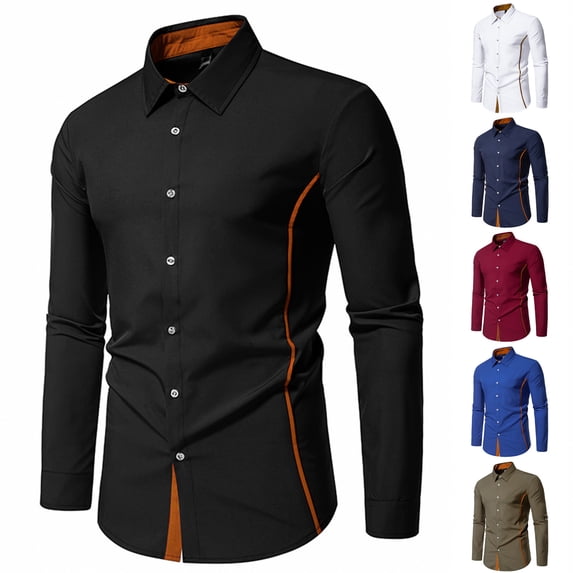 DDAPJ pyju Mens Cotton Dress Shirts Regular Fit Business Casual Button Down Shirt Wrinkle Free Formal Wedding Shirts Army Green XL