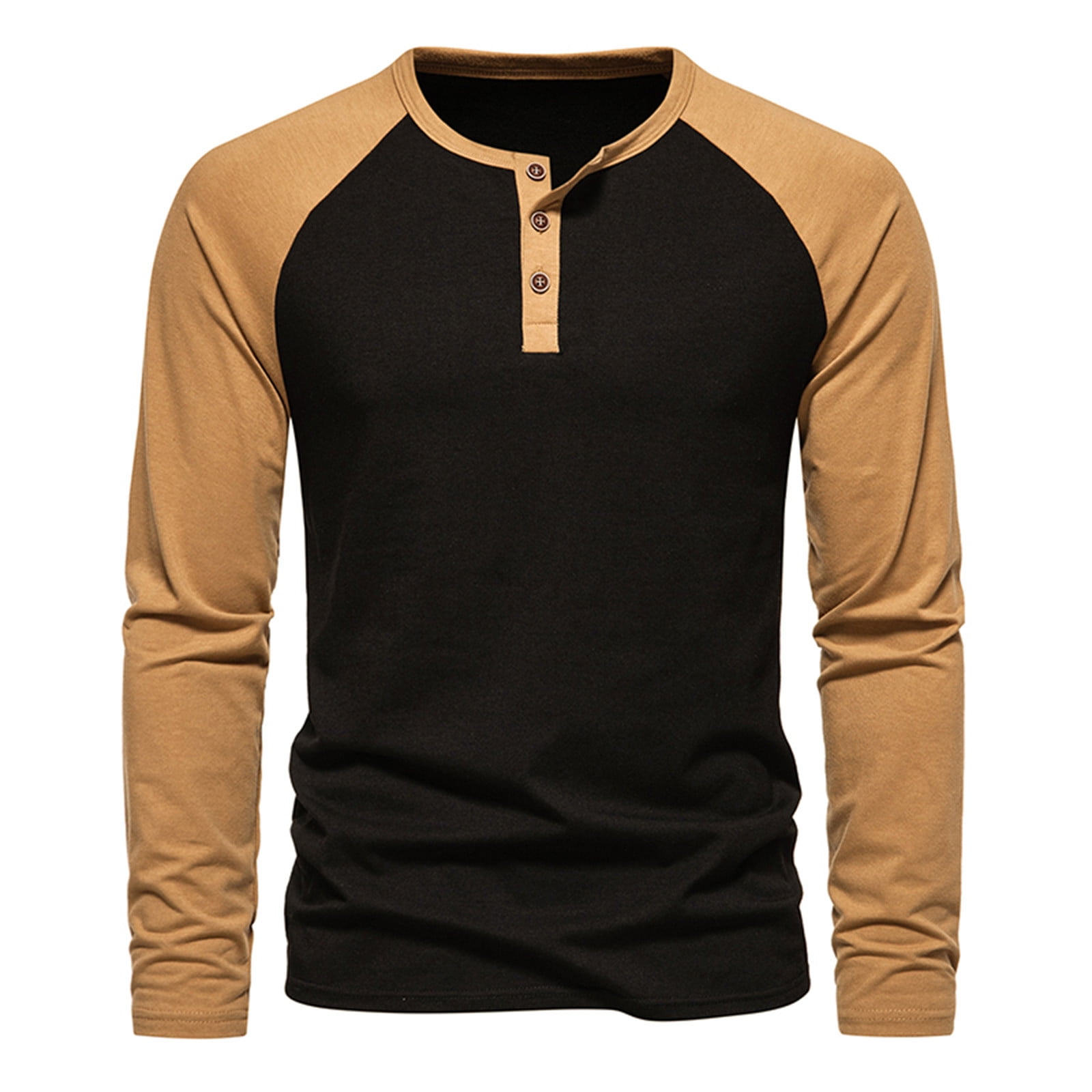 DDAPJ pyju Mens Fashion Henley Shirts 2023 Clearance,Long Reglan Sleeve ...