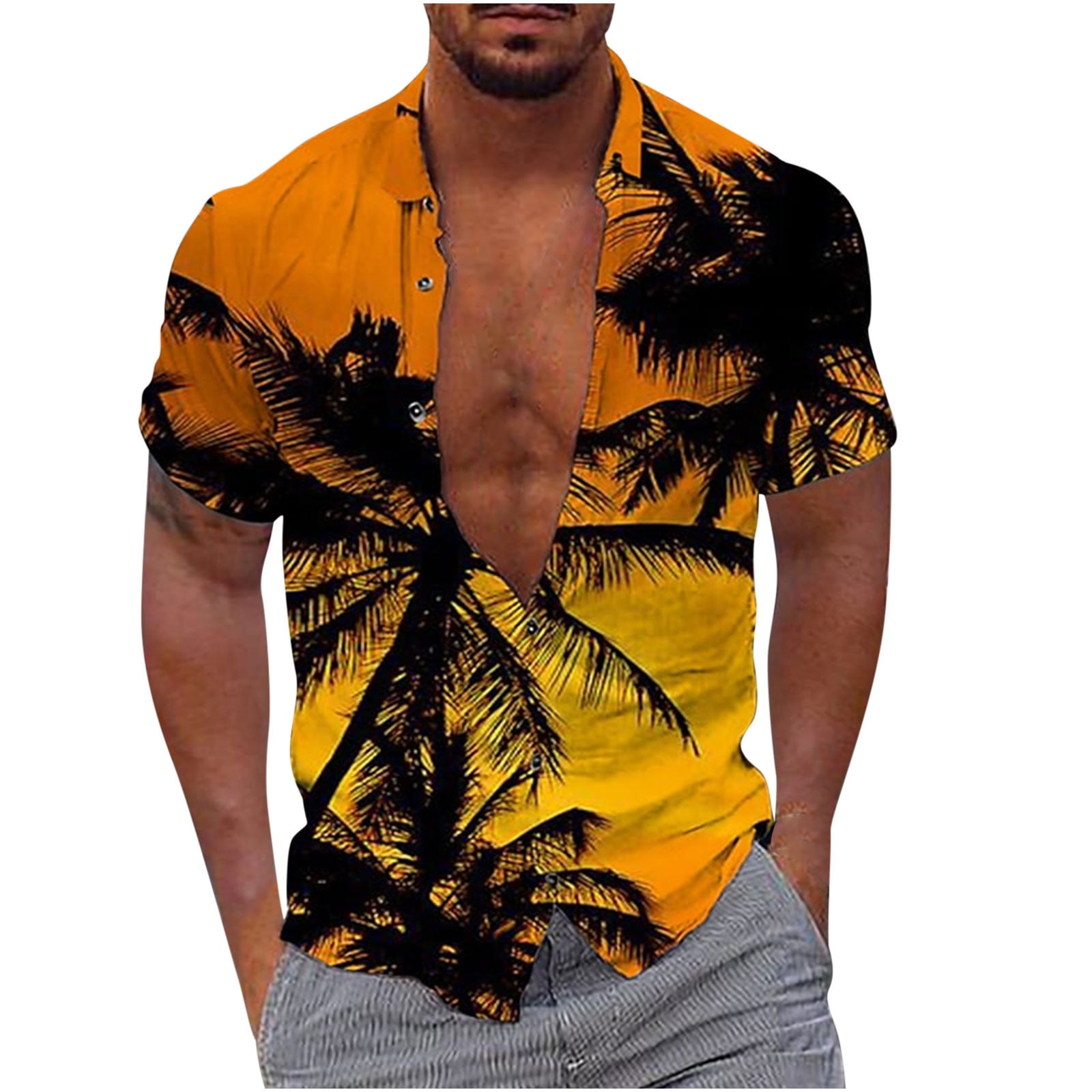 Shop Men's Short-Sleeve Palms Aloha Shirt