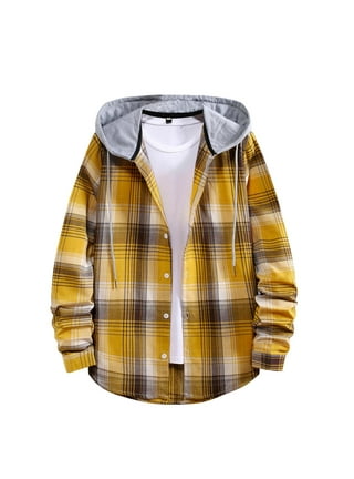 Shirt with hood mens top