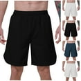 thumbnail image 1 of DDAPJ pyju Mens Workout Shorts Elastic Waist Athletic Running Shorts Lightweight Quick Dry Gym Sport Shorts Basic Solid Casual Summer Shorts with Pockets Blue M, 1 of 7