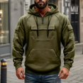 thumbnail image 1 of DDAPJ pyju Oversized Cargo Hoodies for Men Quarter Zip Pullover Raglan Long Sleeve Drawstring Athletic Hiking Work Sweatshirts with Multi Pockets XXXL, 1 of 7