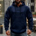 thumbnail image 1 of DDAPJ pyju Oversized Cargo Hoodies for Men Quarter Zip Pullover Raglan Long Sleeve Drawstring Athletic Hiking Work Sweatshirts with Multi Pockets M, 1 of 7