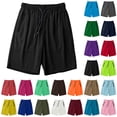 thumbnail image 1 of DDAPJ pyju Birthday Gifts! Mens Mesh Workout Shorts Drawstring Basketball Shorts Breathable Athletic Running Shorts with Zipper Pockets Mint Yellow XXXL, 1 of 7