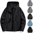 thumbnail image 1 of DDAPJ pyju Rain Jacket for Women Waterproof Lightweight Rain Coat Hiking Windbreaker Jacket with Hood Dark Gray XXXXL, 1 of 4