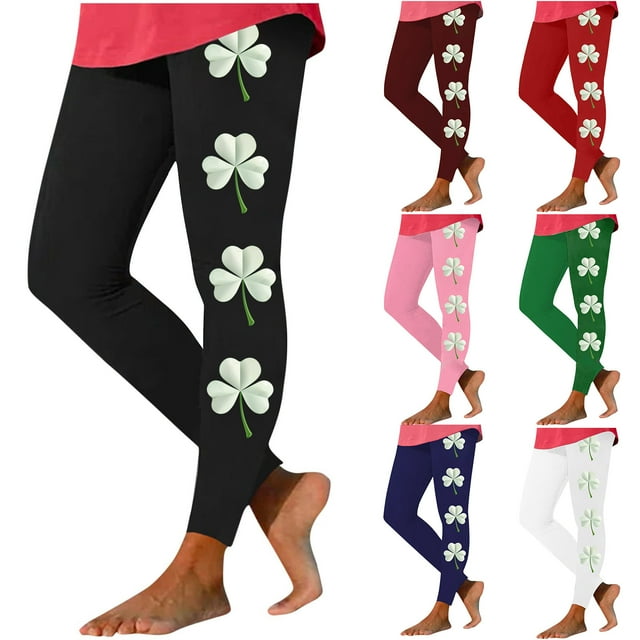 plus size women 3 xl st patricks day leggings