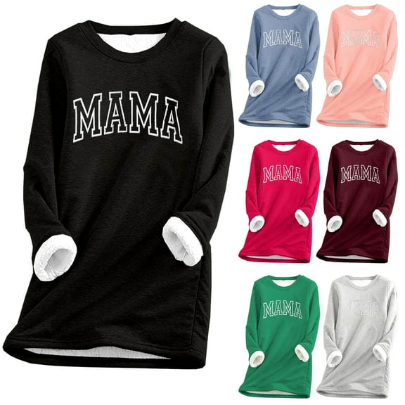 DDAPJ pyju Women Fleece Lined Sweatshirts Sherpa Fuzzy Pullover Tops Warm Winter Loungewear Pajama Tops Green XXXL