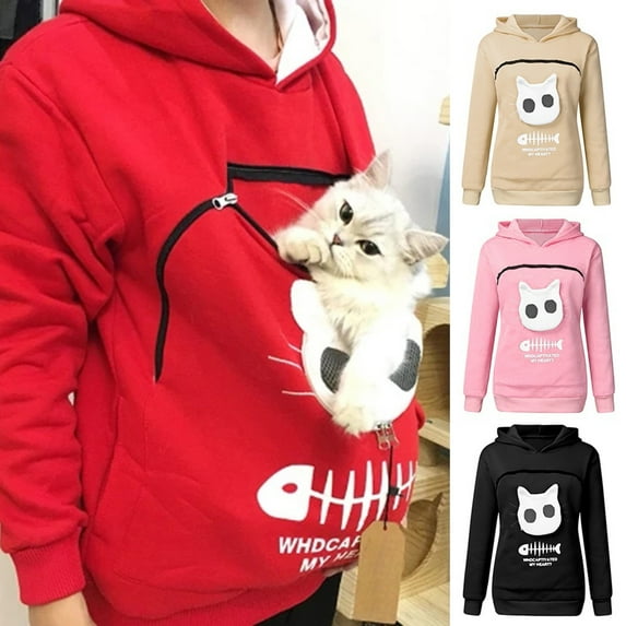 DDAPJ pyju Women's Fashion Hoodies & Sweatshirts, Button Collar Hooded Sweatshirt Color Block Print Casual Athletic Hoodie Long Sleeve Drawstring Pullover Tops Coffee L
