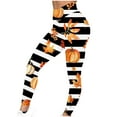 thumbnail image 1 of DDAPJ pyju Women's Halloween Pumpkin Leggings Novelty Holiday Tights Buttery Soft High Waisted Yoga Pants 4 Way Stretch Workout Bottoms Lightweight Casual Milk Silk Legging on Sale Multicolor#1 XXL, 1 of 4